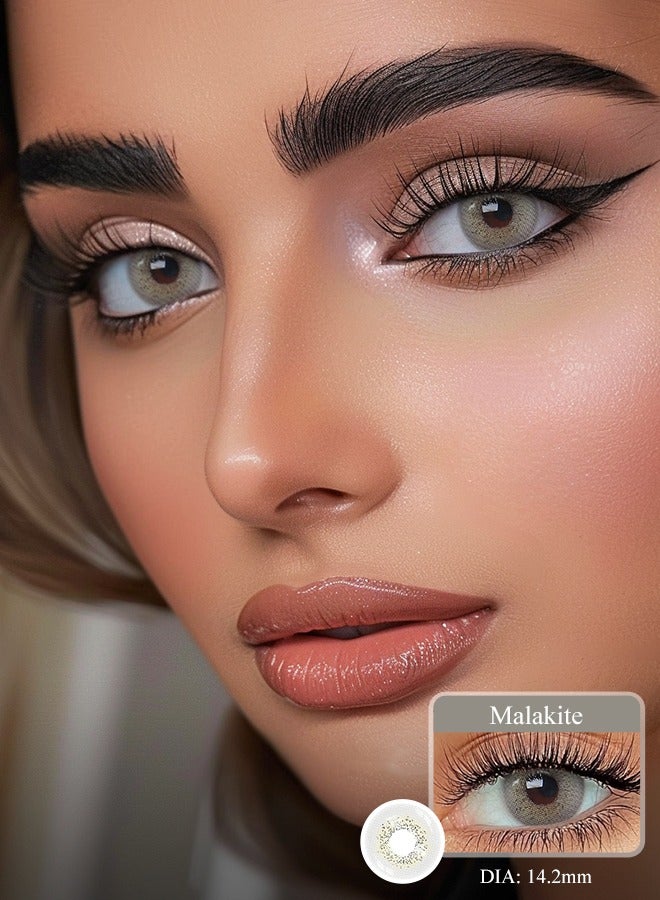 Freshlady Colored Contact Lenses Malakite 14.20mm Yearly Disposable for Daily Wear - Image 1