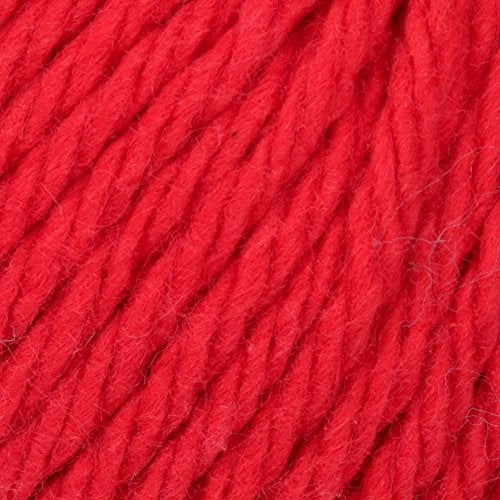 Lily 10201818705 Sugar 'N Cream Super Size Solid Yarn, 4oz, Gauge 4 Medium, 100% Cotton - Red - Machine Wash & Dry,Big Ball - Image 2