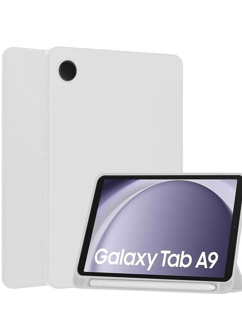 JAJEEK Case Compatible with Samsung Galaxy Tab A9 8.7 Inch 2023 Model with S Pen Holder Flexible TPU Back Cover for Galaxy Tab A9 SM X110 X115 X117 - Image 1