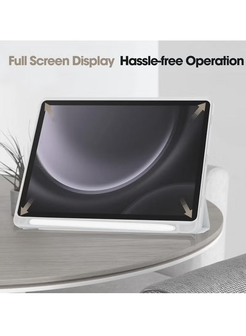 JAJEEK Case Compatible with Samsung Galaxy Tab A9 8.7 Inch 2023 Model with S Pen Holder Flexible TPU Back Cover for Galaxy Tab A9 SM X110 X115 X117 - Image 2