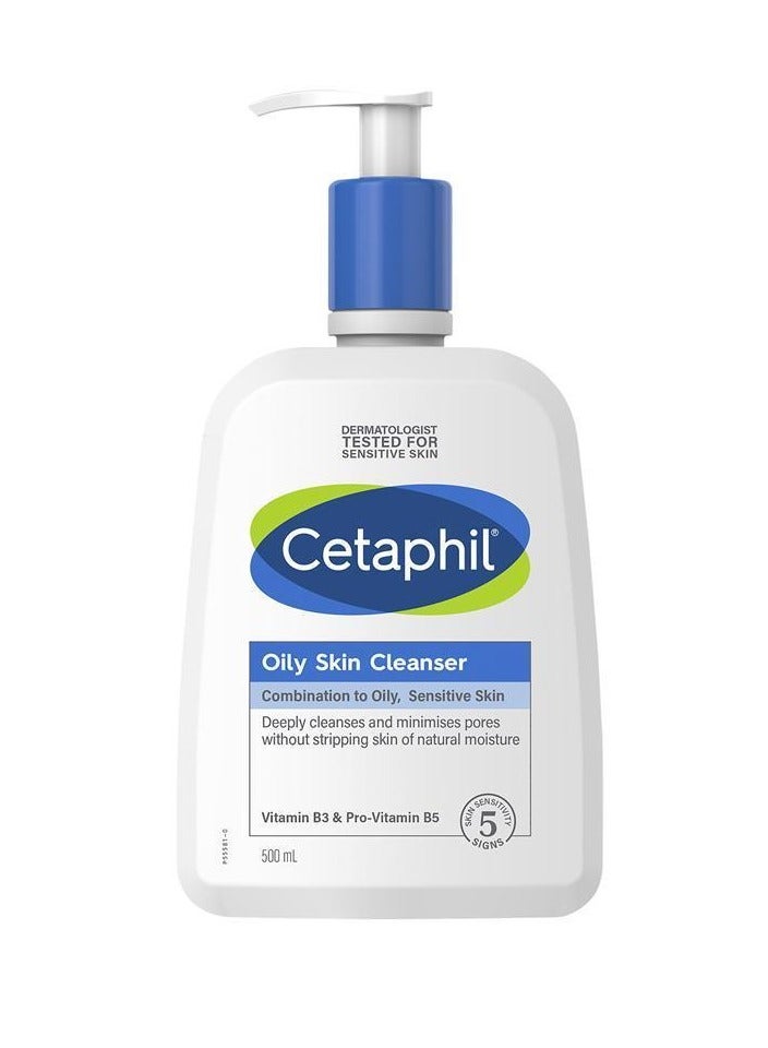 Cetaphil Oily Skin Cleanser 500ml 500ml - Image 1