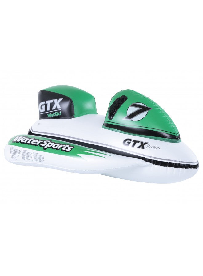 Swimline سويملين GTX زلاجة مائية قابلة للنفخ 1 بيضاء ، 52"/24"/20" - Image 1