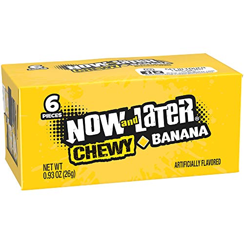 Now and Later Chewy Candy Banana Flavor 093 Ounce Bars Pack of 24 - Image 5