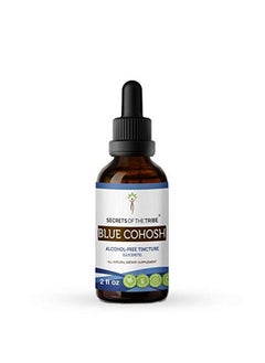 Secrets of the Tribe Blue Cohosh Alcoholfree Tincture (Glycerite) 659 Mg Responsibly Farmed Blue Cohosh (Caulophyllum Thalictroides) Dried Root (2 Fl Oz) Women Health Supplement  - Image 1