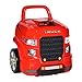 Qaba Truck Engine Toy Kids Mechanic Set with Lights Sounds Steering Wheel and Horn Pretend Car Service Station Play with 61Piece Included Toy Engine Building Kit for Kids Aged 3 Red - Image 3