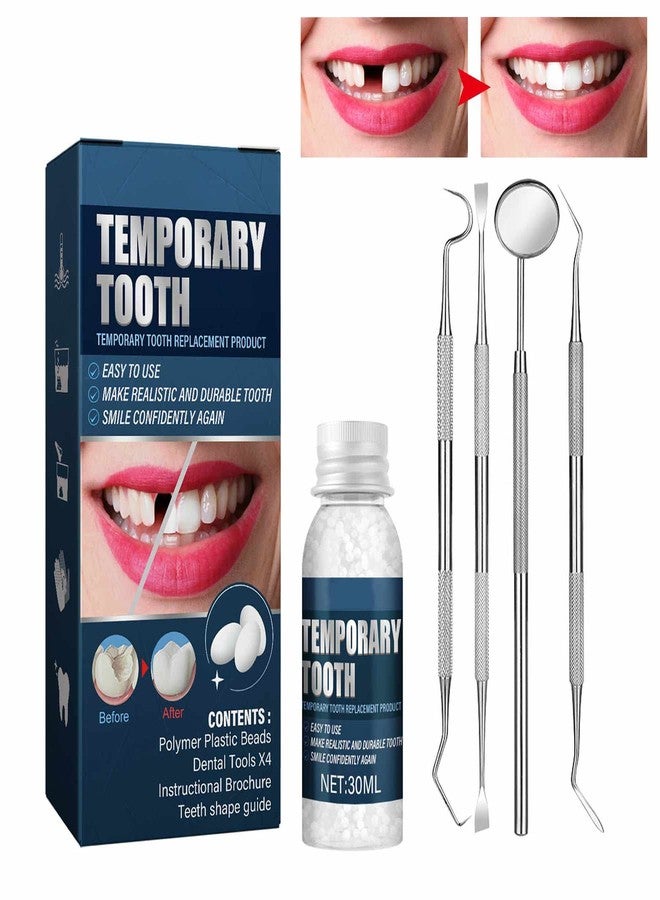 ovand طقم إصلاح الأسنان، طقم حشوات أسنان قابلة للتشكيل، طقم استبدال أسنان مؤقت، طقم إصلاح أسنان مع أدوات طبية، طقم العناية بالأسنان لإصلاح الأسنان المفقودة والمكسورة، العناية بالأسنان بنفسك في المنزل - Image 1