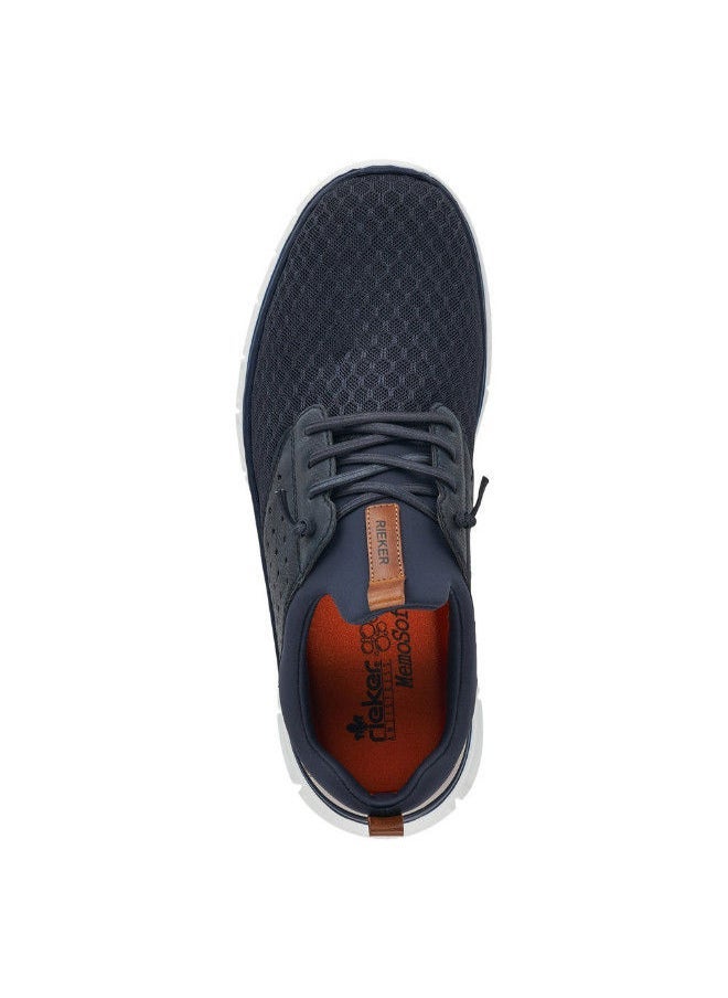 rieker - Rieker Mens Casual Shoes B4867-14 Almada Navy 116-1133 - Image 1