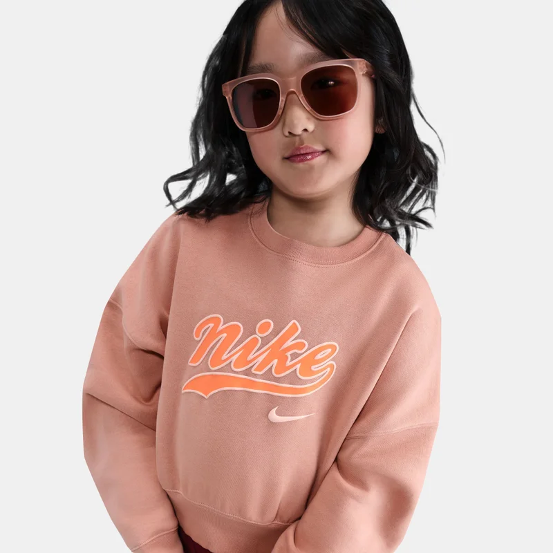 Nike Kids' Sportswear Trend Fleece Cropped Hoodie