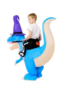Max Fun Dinosaur Costume Kids Inflatable Dinosaur Halloween Costume For Boys Girls Funny Blow Up Costume For Halloween Party Cosplay  - Image 5