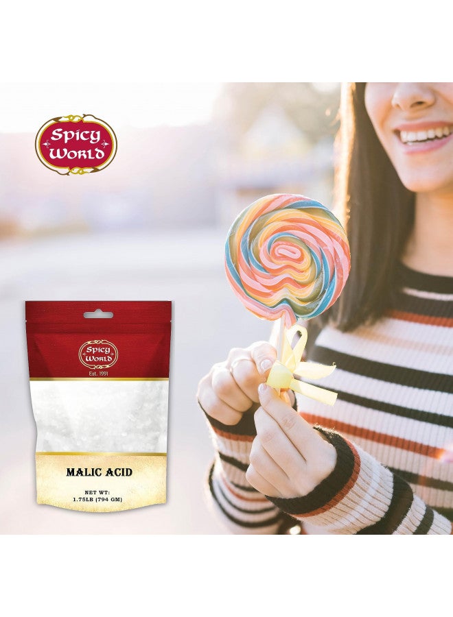 Spicy World Malic Acid Powder 1.75 LB (28oz) - Food Grade, Crystals, Tart Flavor - 1 Pack Each - Image 3