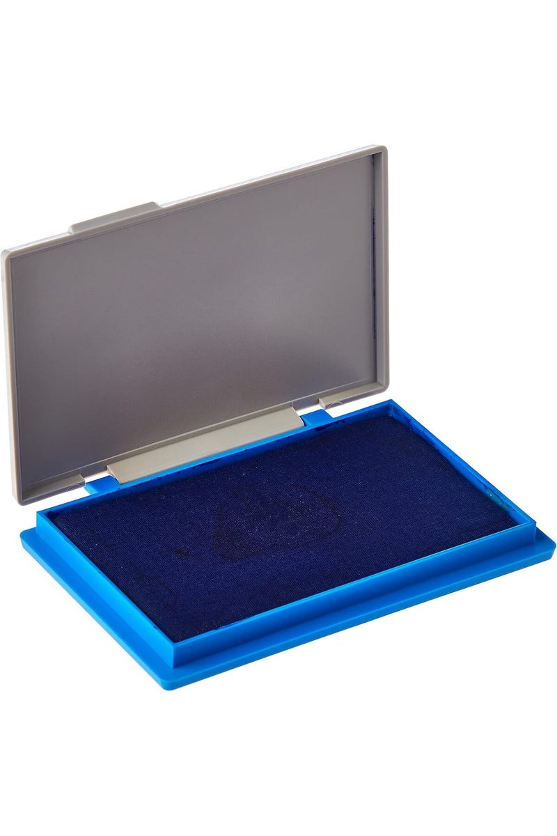 Pelikan وسادة طوابع بلاستيكية، زرقاء، 11 سم × 7 سم - Image 1