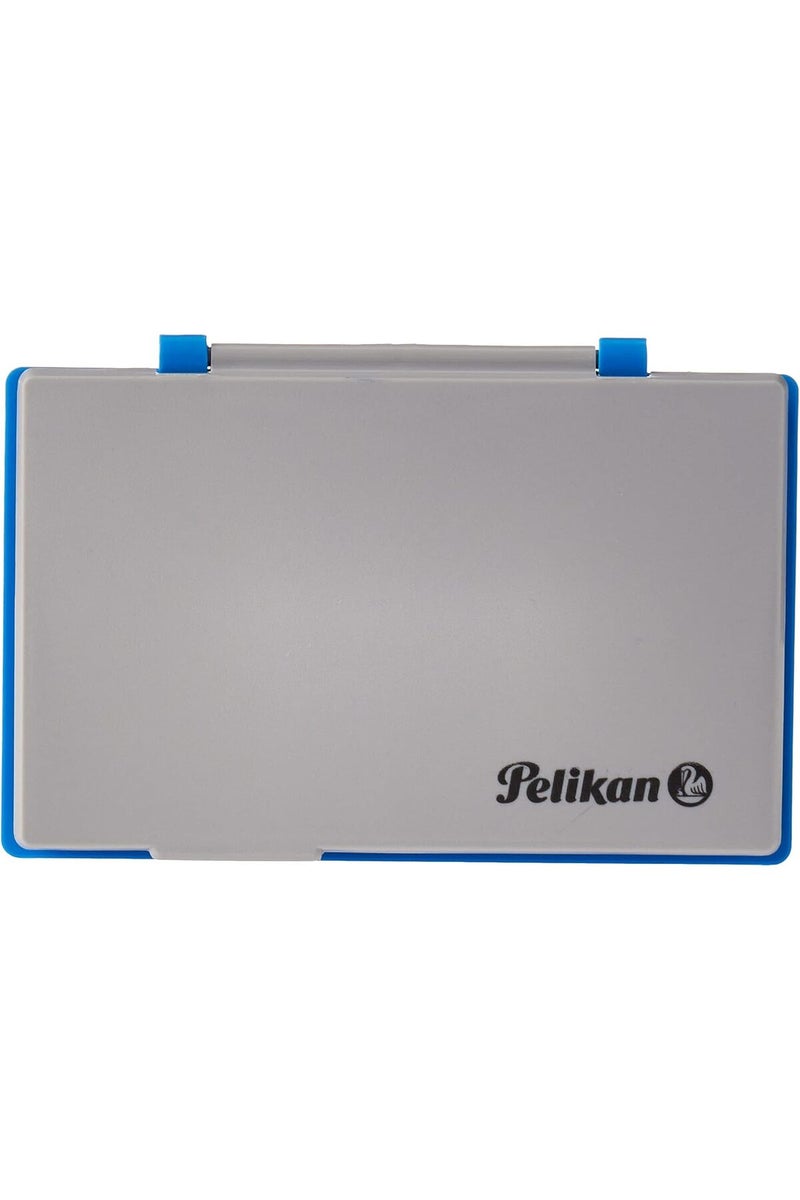 Pelikan وسادة طوابع بلاستيكية، زرقاء، 11 سم × 7 سم - Image 2