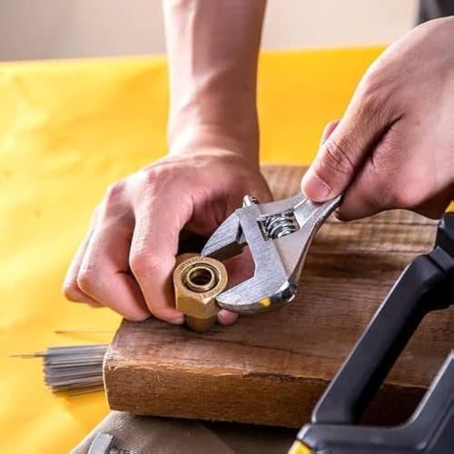 GLOBUS Adjustable Wrench 6 Inch Chrome Finish with Soft Grip and 10 Inch Water Pump Plier | 2 Tool Set for Plumbing Automotive Home Repairs and Maintenance | Durable and Comfortable Hand Tools - Image 2