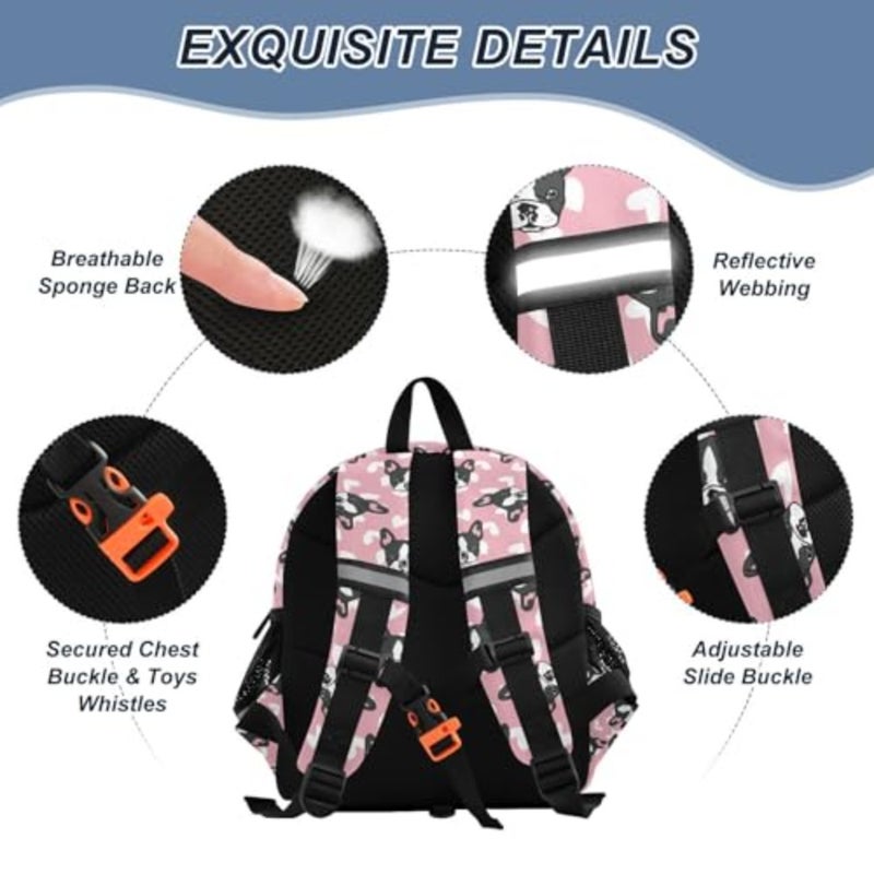 Backpack Leash Preschool Backpack Toddler Backpacks for Girls Boys 3-6 Anti-Lost Baby Harness M - Image 3