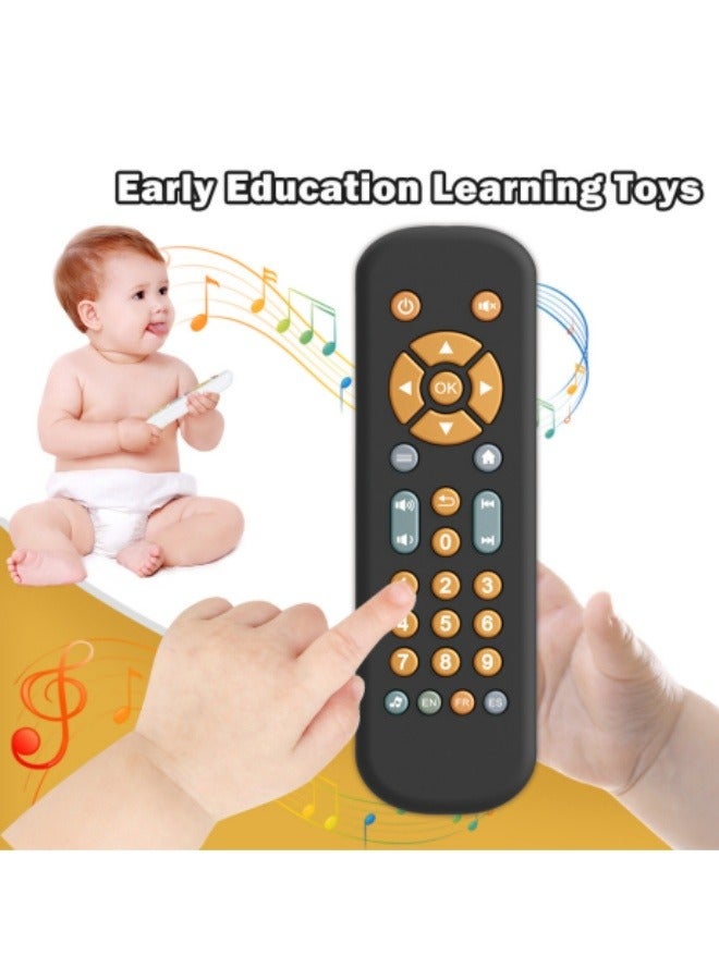 Beauenty Children's TV Simulation Remote Control Toys Music Learning Early Education Educational Remote Control Toys - Image 3