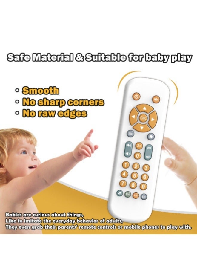 Beauenty Children's TV Simulation Remote Control Toys Music Learning Early Education Educational Remote Control Toys - Image 2