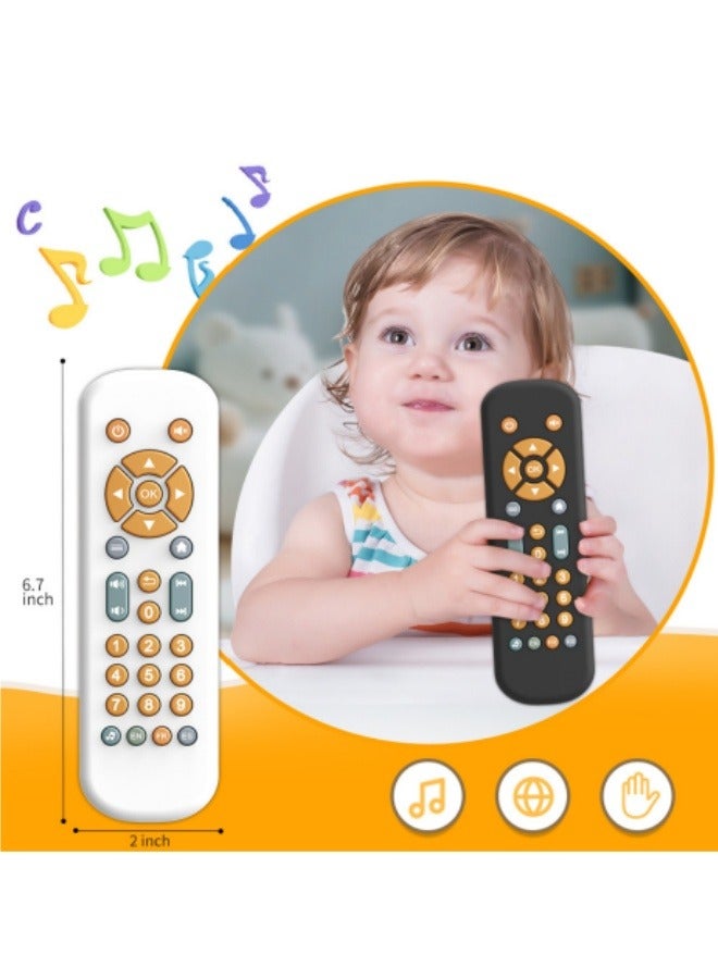Beauenty Children's TV Simulation Remote Control Toys Music Learning Early Education Educational Remote Control Toys - Image 5