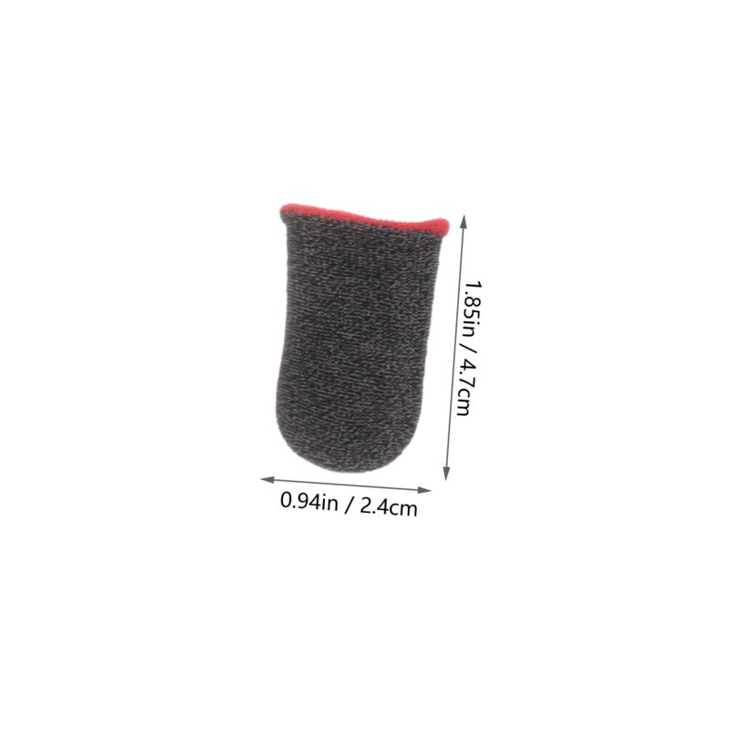 5 Pairs Thin Gaming Sleeves Breathable Sweat Design For Mobile Games Touchscreen Devices - Image 3