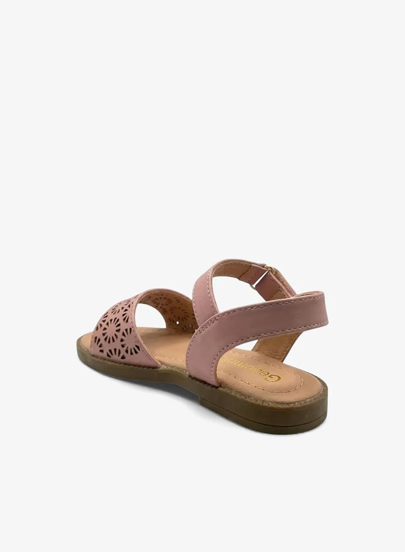 Geoomnii Pink Infant Girls’ Sandals with Backstrap – Soft, Comfortable & Secure Fit for Women | Best Price UAE
