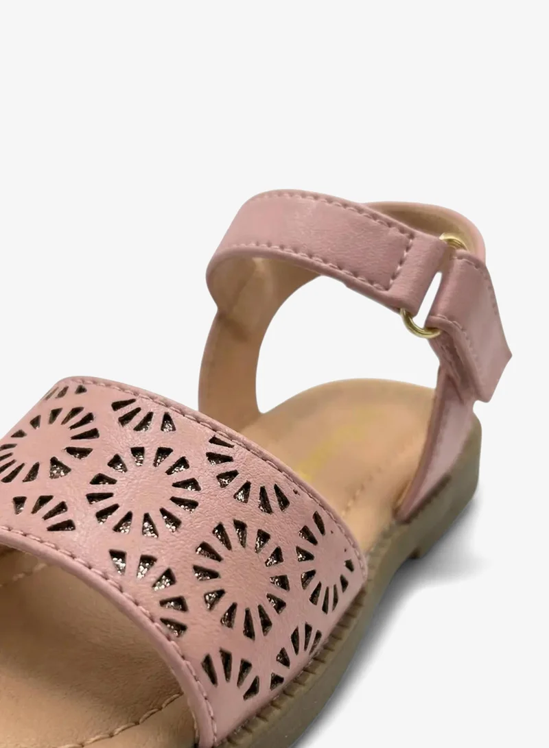 Geoomnii Pink Infant Girls’ Sandals with Backstrap – Soft, Comfortable & Secure Fit for Women | Best Price UAE