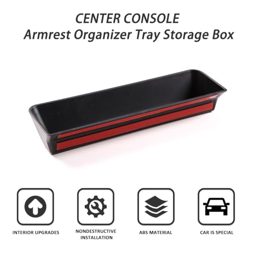 JONKOKO ABS Black Car Gear Shift Panel Front Storage Box for Subaru BRZ Toyota 86 2022-2025 Central Storage Box Phone Box,Gear Shift Organizer Tray Car Accessories - Image 5