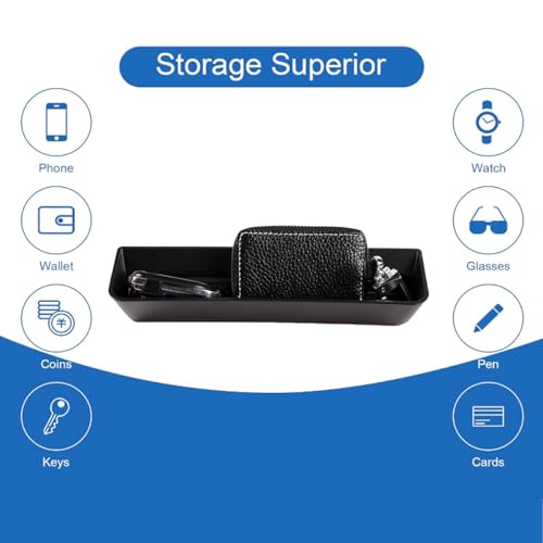 JONKOKO ABS Black Car Gear Shift Panel Front Storage Box for Subaru BRZ Toyota 86 2022-2025 Central Storage Box Phone Box,Gear Shift Organizer Tray Car Accessories - Image 4