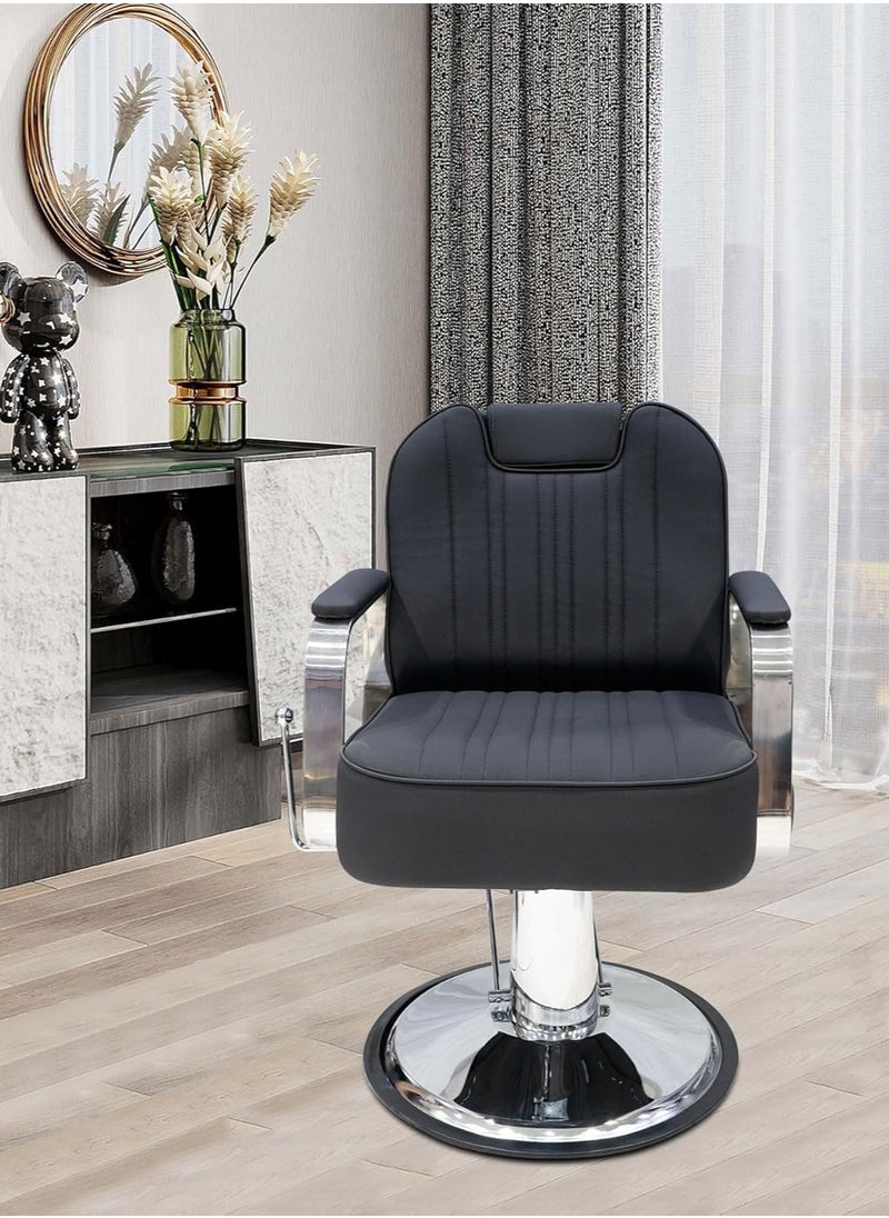 Meishida - Reclining Ladies Salon Chair 360 Degrees Swivel Barber Chair Styling Chair with Hydraulic Pump Free Installation - Image 1