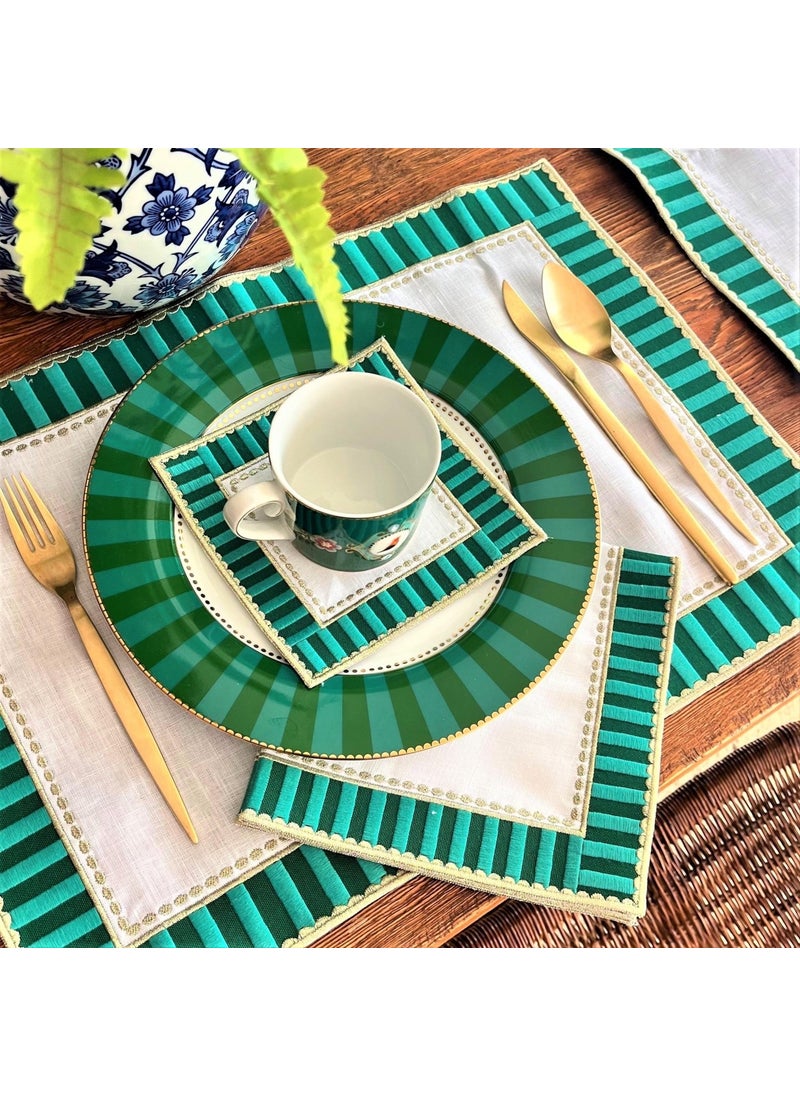 Decorative Candy Series Green Checkered Tableware - 2 Pieces - pzsku/Z26FF79EE0B2B6DBE4365Z/45/_/1741257044/85af0af0-82c6-476f-948c-dc317f5e6f87