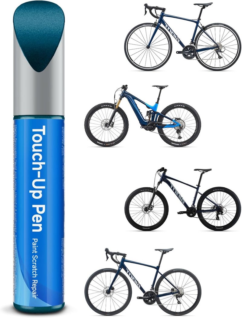 RSACET Metallic Navy Matte(#315E99) Bike Touch Up Paint Compatible with Giant Exact Match Bike Paint for Scratched or Chipped Bike Frames - Image 1