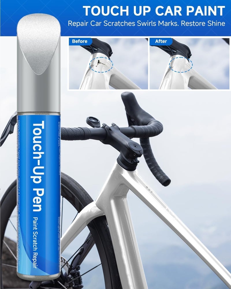 RSACET Metallic Navy Matte(#315E99) Bike Touch Up Paint Compatible with Giant Exact Match Bike Paint for Scratched or Chipped Bike Frames - Image 4