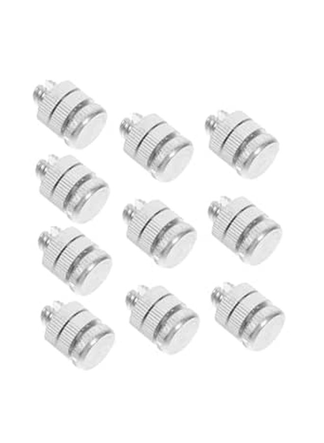 Aluminum Alloy Electric Fence Wire Clamp Connectors High Tensile Insulating 10pcs - Image 1