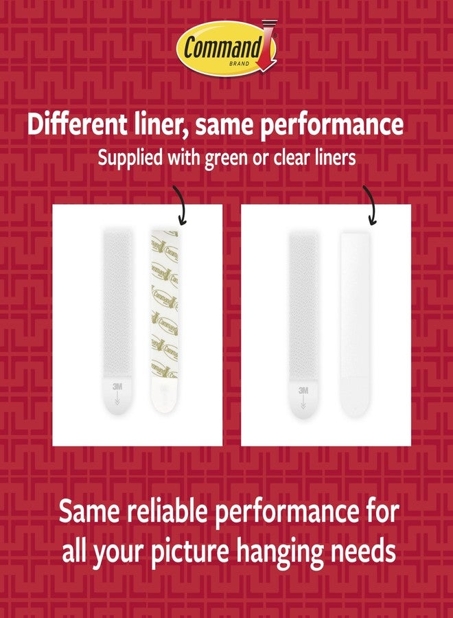 Command 15 lb & 10 lb Large and Medium Picture Hanging Strips, 2 Pack (56 Pairs / 112 Command Strips), Damage Free Hanging Picture Hangers, Great for Home Decor, White Adhesive - Image 3