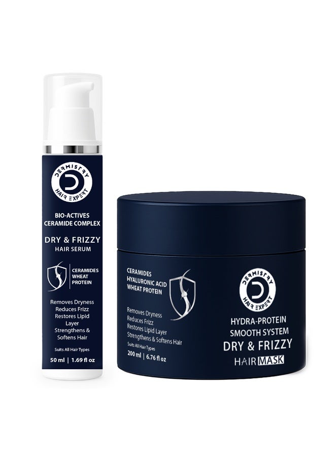Dermistry Hair Mask & Serum for Dry Frizzy Hair - Image 1