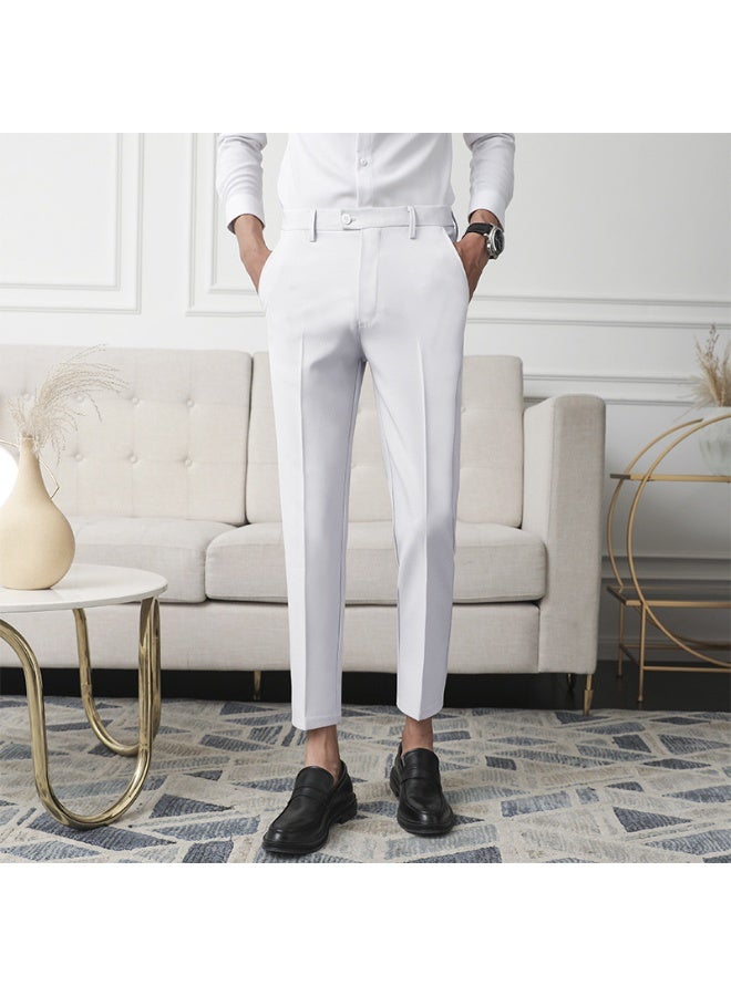 Shougu Men's Fashionable Casual Business Suit Pants  - Image 1