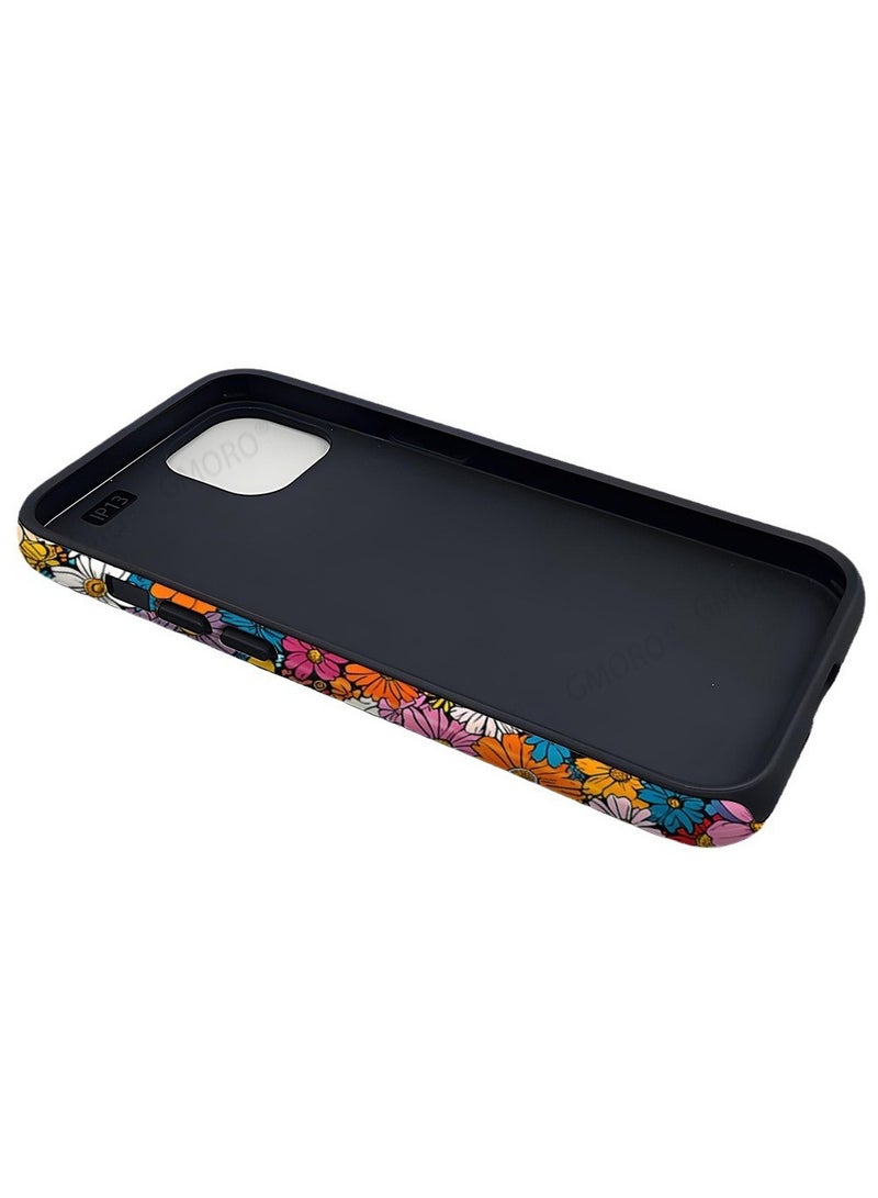 X-level iPhone 15 Pro Max Case,Blue Flowers Elegant Vintage Floral Pattern [10ft Drop Tested] Strengthen Protection Back Cover Shockproof for iPhone 15 Pro Max Phone Cover, Flower  - Image 5