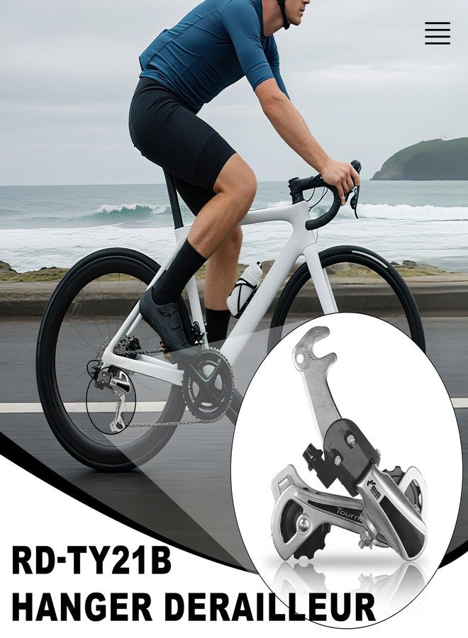 Relwears Bike Rear Derailleur RD-TY21B 6/7 Speed Derailleur Hanger Mount for Mountain Bike Commuter Bike Cruiser - Image 3