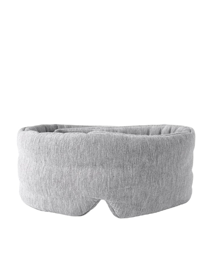 Y&D 100% Handmade Cotton Sleep Mask Blackout - Comfortable & Breathable Eye for Sleeping Adjustable Blinder Blindfold Airplane with Travel Pouch Best Night Companion Eyeshade Women Men Kid  - Image 1