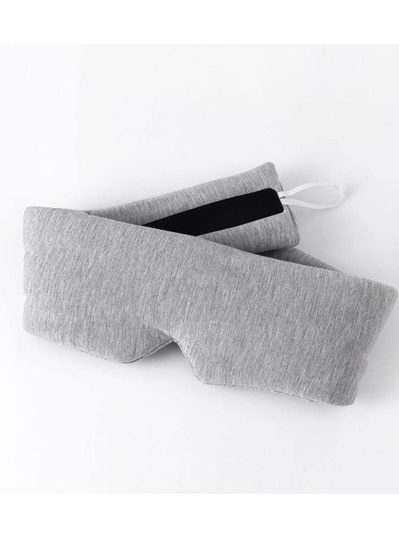 Y&D 100% Handmade Cotton Sleep Mask Blackout - Comfortable & Breathable Eye for Sleeping Adjustable Blinder Blindfold Airplane with Travel Pouch Best Night Companion Eyeshade Women Men Kid  - Image 3