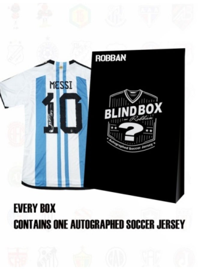 ROBBAN Classic collectibles--Get Exclusive Autographed Jerseys Including Neymar Jr Messi CR7 PELE VIRGIL BALE SAKA FODEN Limited Edition Collectibles Soccer Jersey Blind Box - Image 2