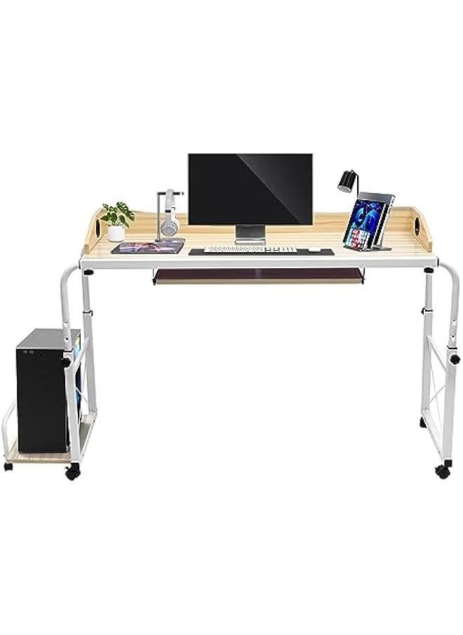 Mobile Rolling Laptop Stand Adjustable Overbed Desk Universal Wheels Height Width Cart Home Bed Sofa Side - pzsku/Z270011553A601422D9F6Z/45/_/1727404816/ea5c0c88-8dc0-4cc4-b306-5c203226b978