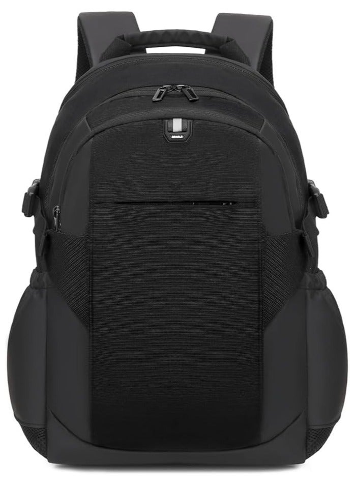Rahala bags for men backpack for men bags for school laptop backpack 15.6-Inch With USB Charging RAL2209 Black  - Image 2