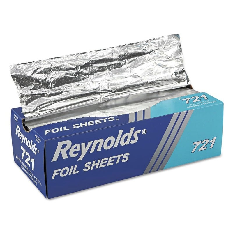 Reynolds Wrap Pop-Up Interfolded Aluminum Foil Sheets, 12 X 10.75, Silver, 500/box - Image 5