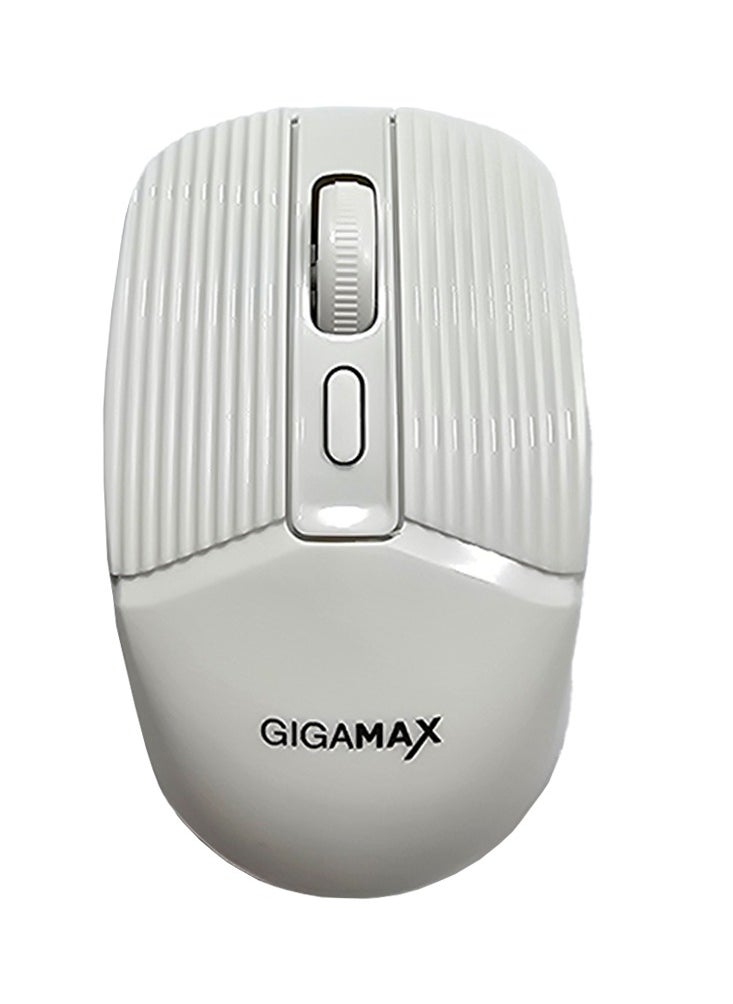 Generic - Wireless Desk office Mouse, G-1600, 1600 DPI Wired/Wireless Functional Mouse with 3 Modes Connectivity, Bluetooth and 2.4G Wireless, 4 Macro Buttons, Long Lasting Rechargeable Battery Capacity and for PC/Mac/Laptop Used in... Home and office, White - Image 1