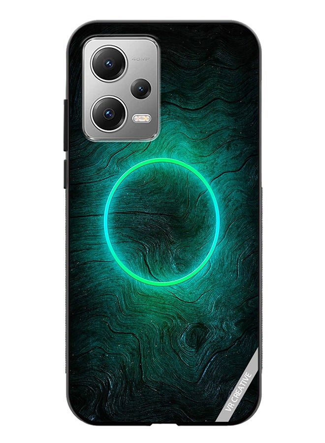 VR CREATIVE Protective Case Cover For Xiaomi Redmi Note 12 Green Light Design Multicolour - Image 1
