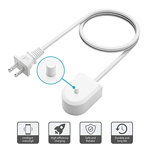 HARBENDI Replacement for Philips Sonicare Toothbrush Charger HX6100 Charging Base Flosser, HX3000 / HX6000 / HX8000 / HX9000 Series Portable Waterproof Electric Toothbrush Power Cord 3.3Ft - Image 3