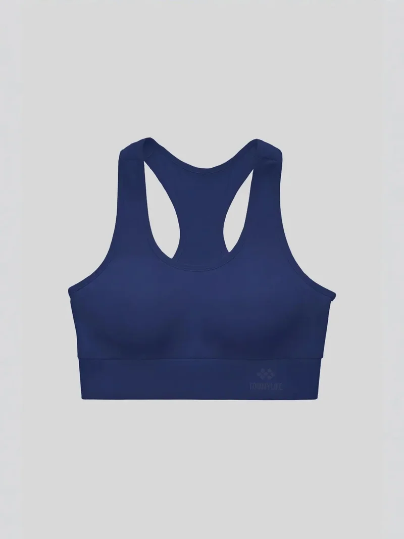 تومي لايف TOMMY Sleeveless Cropped Fitted Sports Top