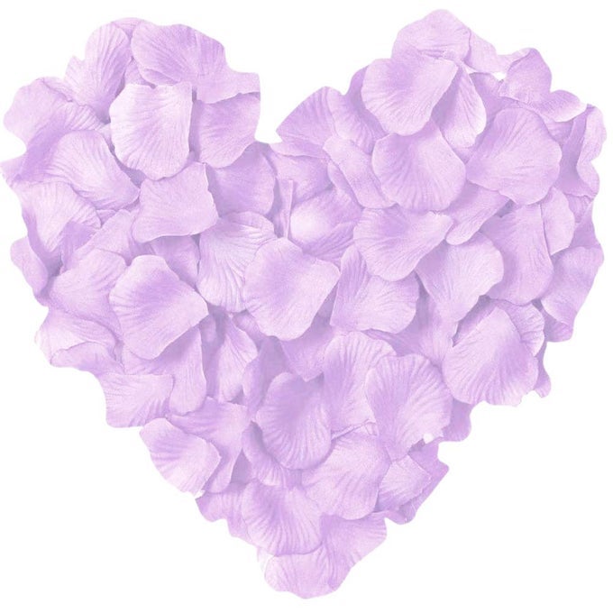 1000 PIECES LIGHT PURPLE ARTIFICIAL SILK ROSE PETALS FLOWER DECORATION WEDDING PARTY COLOR LIGHT PURPLE