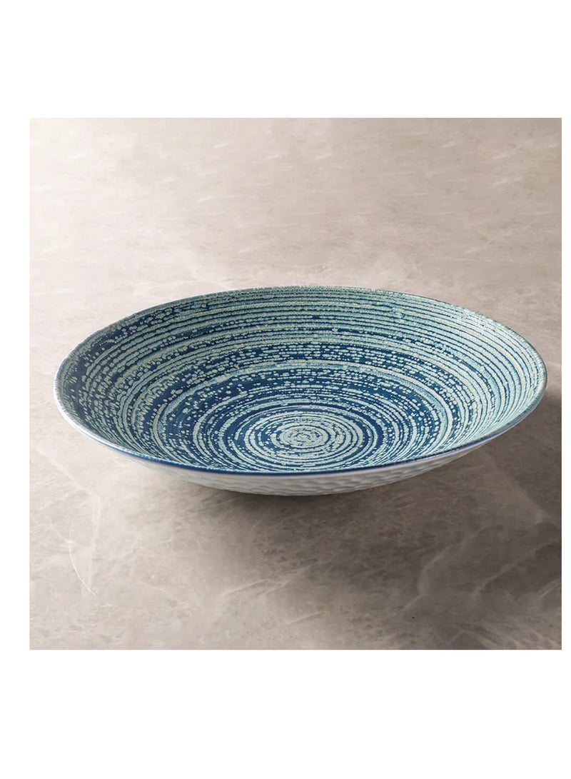 MAAC HOME MAAC Home  Oceanic Opulence Retro Big bowl Elegant Durable and Classic design Perfect for Family Everyday Use, and Family Get- Together, Restaurant, Banquet and More (2) - Image 1
