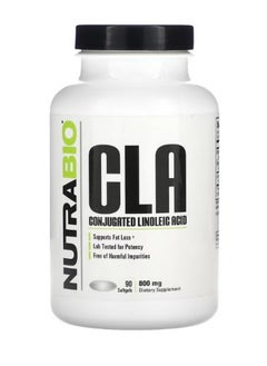 NutraBio CLA 800 mg  90 Softgels  - Image 1