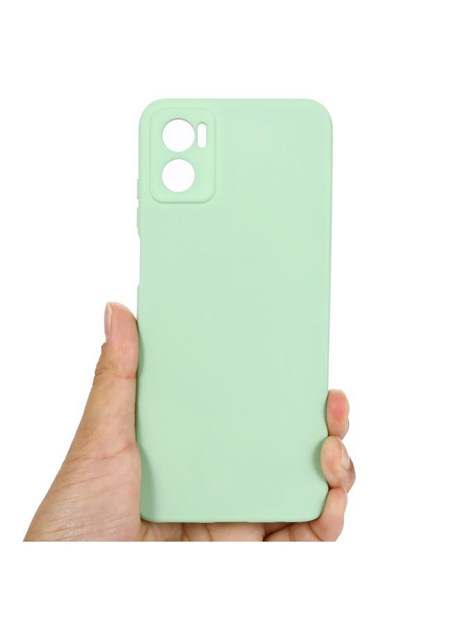 S-TOP Case For Motorola Moto E22 / E22i Pure Color Liquid Silicone Shockproof Phone Case - Image 3